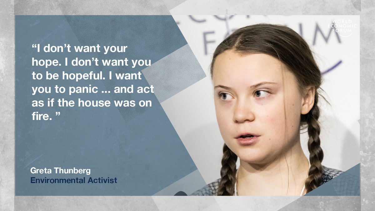 Greta Thunberg’s powerful appeal at Davos: “I want you to panic… and ...