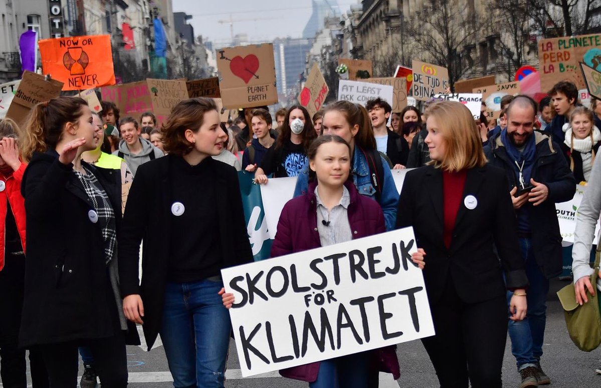 @GretaThunberg (16) gave the EU a lesson in climate policy - Bergensia