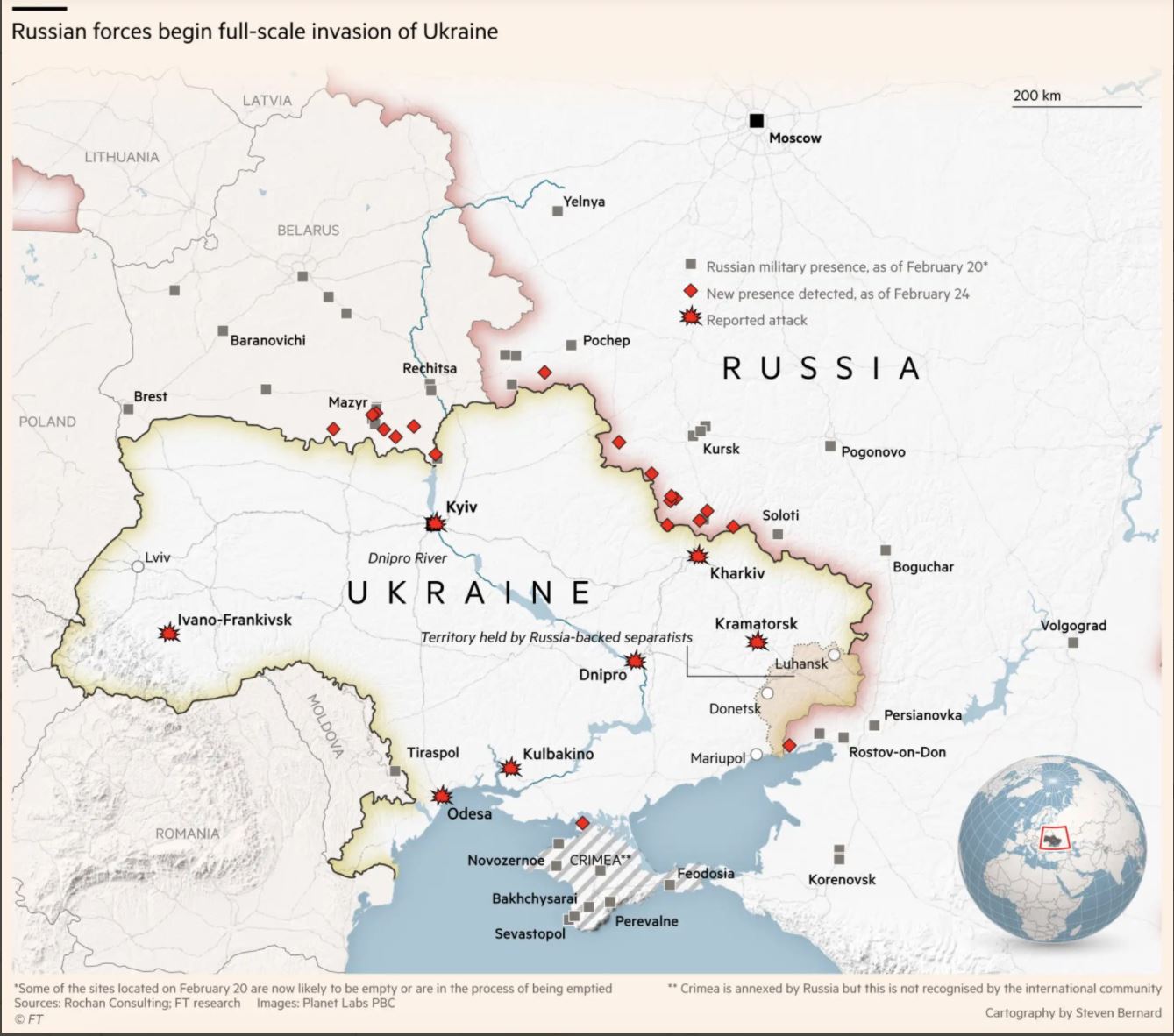 Russian forces escalate Putin's 8 year War on Ukraine - Bergensia